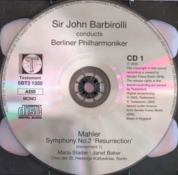 2CD Berliner Philharmoniker: Symphony No. 2 "Resurrection"
