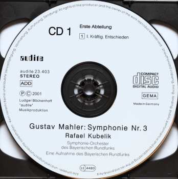 2CD Gustav Mahler: Symphony No. 3