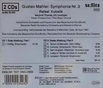 2CD Gustav Mahler: Symphony No. 3
