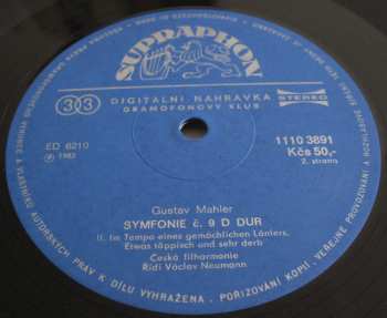 2LP The Czech Philharmonic Orchestra: Symphony No. 9 (2xLP)