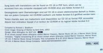 16CD/Dobozkészlet Gustav Mahler: The Complete Works
