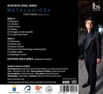 CD Gustavo Díaz-Jerez: Metaludios II For Piano Books IV & V