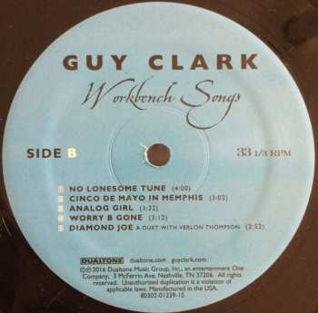 LP Guy Clark: Workbench Songs