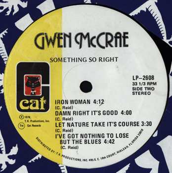 LP Gwen McCrae: Something So Right