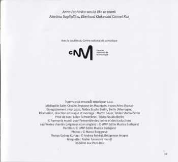 CD Anna Prohaska: Kafka-Fragmente