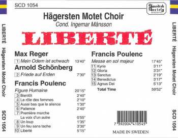 CD Hägerstens Motettkör: Liberté