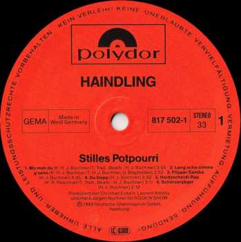 LP Haindling: Stilles Potpourri