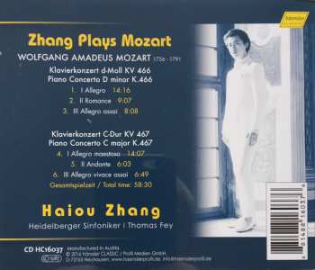 CD Heidelberger Sinfoniker: Wolfgang Amadeus Mozart - Piano Concerto 20+21 KV 466+467