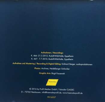 CD Heidelberger Sinfoniker: Wolfgang Amadeus Mozart - Piano Concerto 20+21 KV 466+467