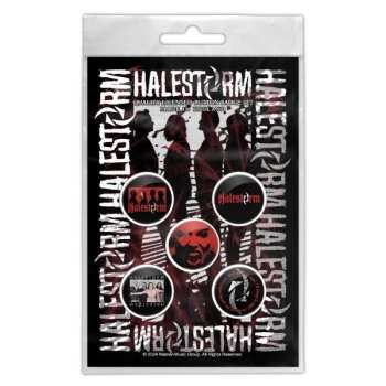 Merch Halestorm: Kitűző készlet Portrait