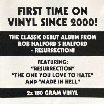 2LP Halford: Resurrection