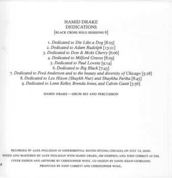 CD Hamid Drake: Dedications