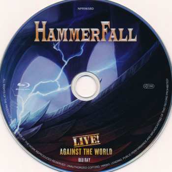 2CD/Blu-ray HammerFall: Live! Against The World LTD