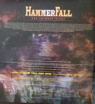 3LP/Dobozkészlet HammerFall: One Crimson Night DLX | CLR