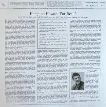 LP Hampton Hawes: For Real!