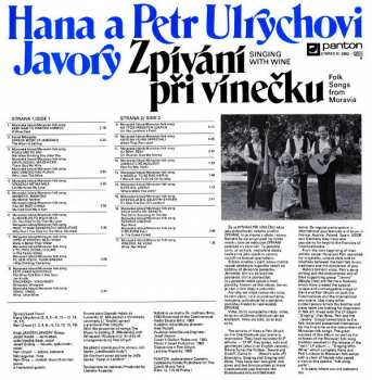 LP Hana A Petr Ulrychovi: Zpívání Při Vínečku (Singing With Wine)