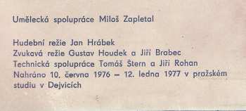 LP Hana Hegerová: Lásko Prokletá (Hana Hegerová Zpívá Texty Pavla Kopty)