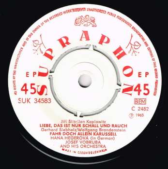 SP Hana Hegerová: Prague Songs