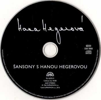 CD Hana Hegerová: Zpívá Hana Hegerová - Šansony S Hanou Hegerovou