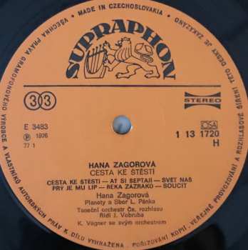 LP Hana Zagorová: Cesta Ke Štěstí