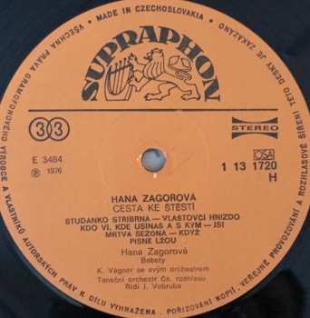 LP Hana Zagorová: Cesta Ke Štěstí