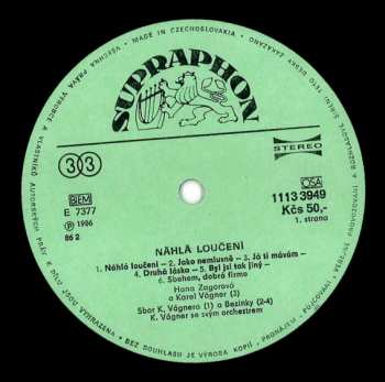 LP Hana Zagorová: Náhlá Loučení