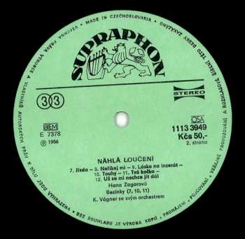 LP Hana Zagorová: Náhlá Loučení