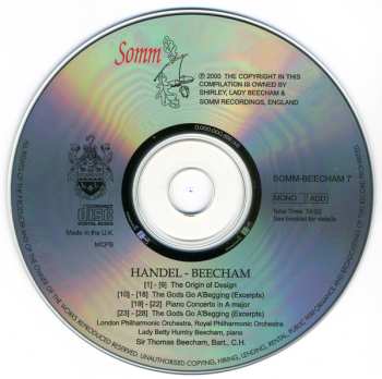 CD Sir Thomas Beecham: The Beecham Collection:  Including Unissued Recordings