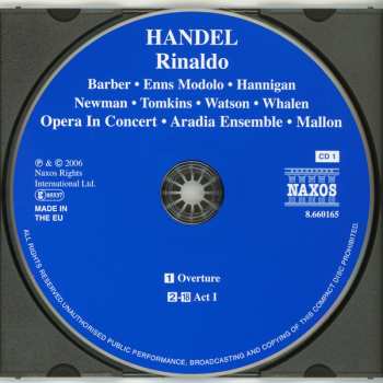 3CD/Dobozkészlet Barbara Hannigan: Rinaldo