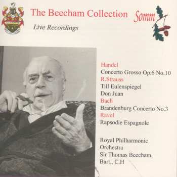 Album Johann Sebastian Bach: Concerto Grosso Op. 6 No. 10 ; Till Eulenspiegels ;  Don Juan ; Brandenburg Concerto No. 3 ; Rapsodie Espagnole 