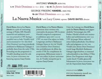 SACD Antonio Vivaldi: Dixit Dominus HWV 232 / Dixit Dominus RV 807 / In Furore Iustissimae Irae RV 626