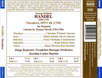 3CD Georg Friedrich Händel: Theodora Oratorio