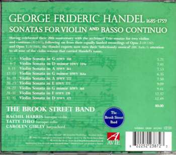CD Georg Friedrich Händel: Sonatas For Violin And Basso Continuo
