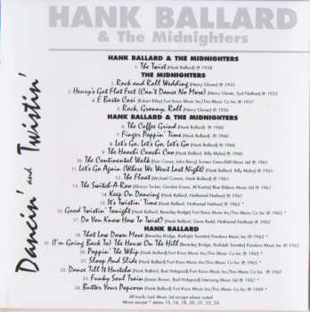CD Hank Ballard & The Midnighters: Dancin' And Twistin'