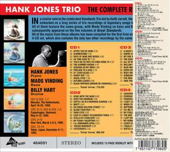 4CD Hank Jones Trio: Hank Jones Trio With Mads Vinding & Billy Hart The Complete Recordings
