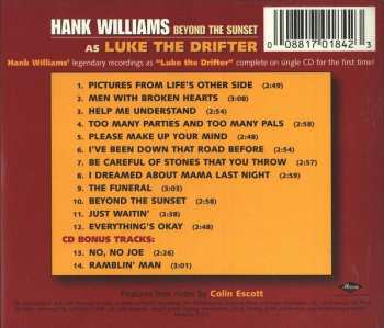 CD Hank Williams: Beyond The Sunset