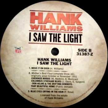 LP Hank Williams: I Saw The Light