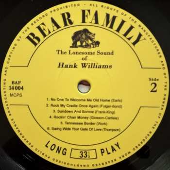 EP Hank Williams: The Lonesome Sound Of Hank Williams