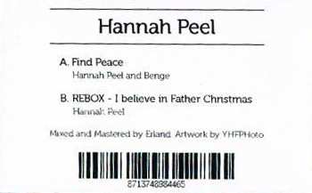 SP Hannah Peel: Find Peace / REBOX - I Believe In Father Christmas CLR | LTD