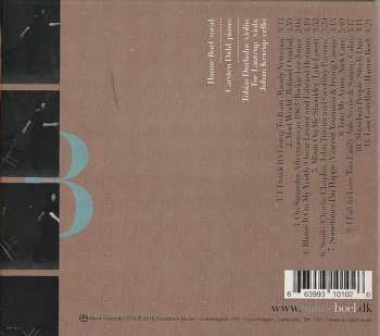 CD Hanne Boel: I Think It's Going To Rain