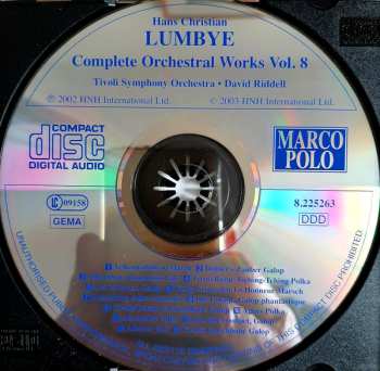 CD H.C. Lumbye: Complete Orchestral Works Vol. 8