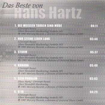 CD Hans Hartz: Das Beste Von Hans Hartz