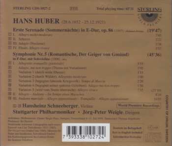 CD Stuttgarter Philharmoniker: Symphonie Nr. 5 (Romantische, Der Geiger Von Gmünd) / Erste Serenade (Sommernächte)