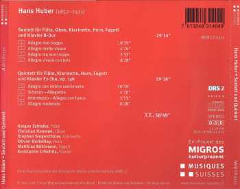 CD Hans Huber: Quintett Und Sextett Für Bläser Und Klavier