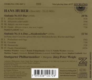 CD Stuttgarter Philharmoniker: Sinfonie Nr. 8 F-Dur • Sinfonie Nr. 4  A-Dur 