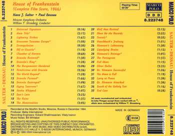 CD William Stromberg: House of Frankenstein (Complete Film Score, 1944)