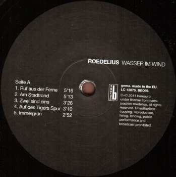LP Hans-Joachim Roedelius: Wasser Im Wind