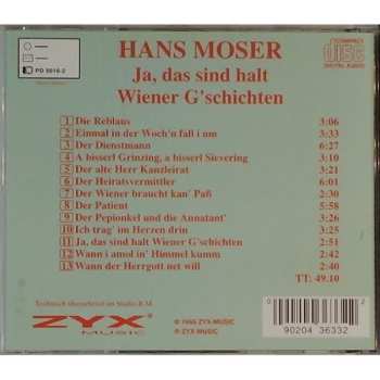 CD Hans Moser: Ja, Das Sind Halt Wiener G'schichten