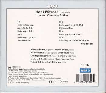 5CD/Dobozkészlet Christoph Prégardien: Lieder Complete Edition