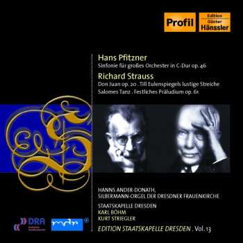 Album Staatskapelle Dresden: Pfitzner: Sinfonie Für Großes Orchester In C-Dur Op. 46 / Strauss: Don Juan Op. 20 / Till Eulenspiegels Lustige Streiche / Salomes Tanz / Festliches Präludium Op. 61